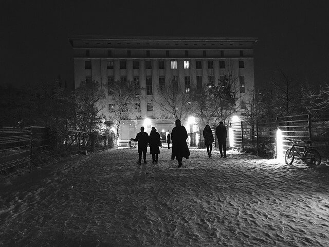 Das Berghain bei Nacht