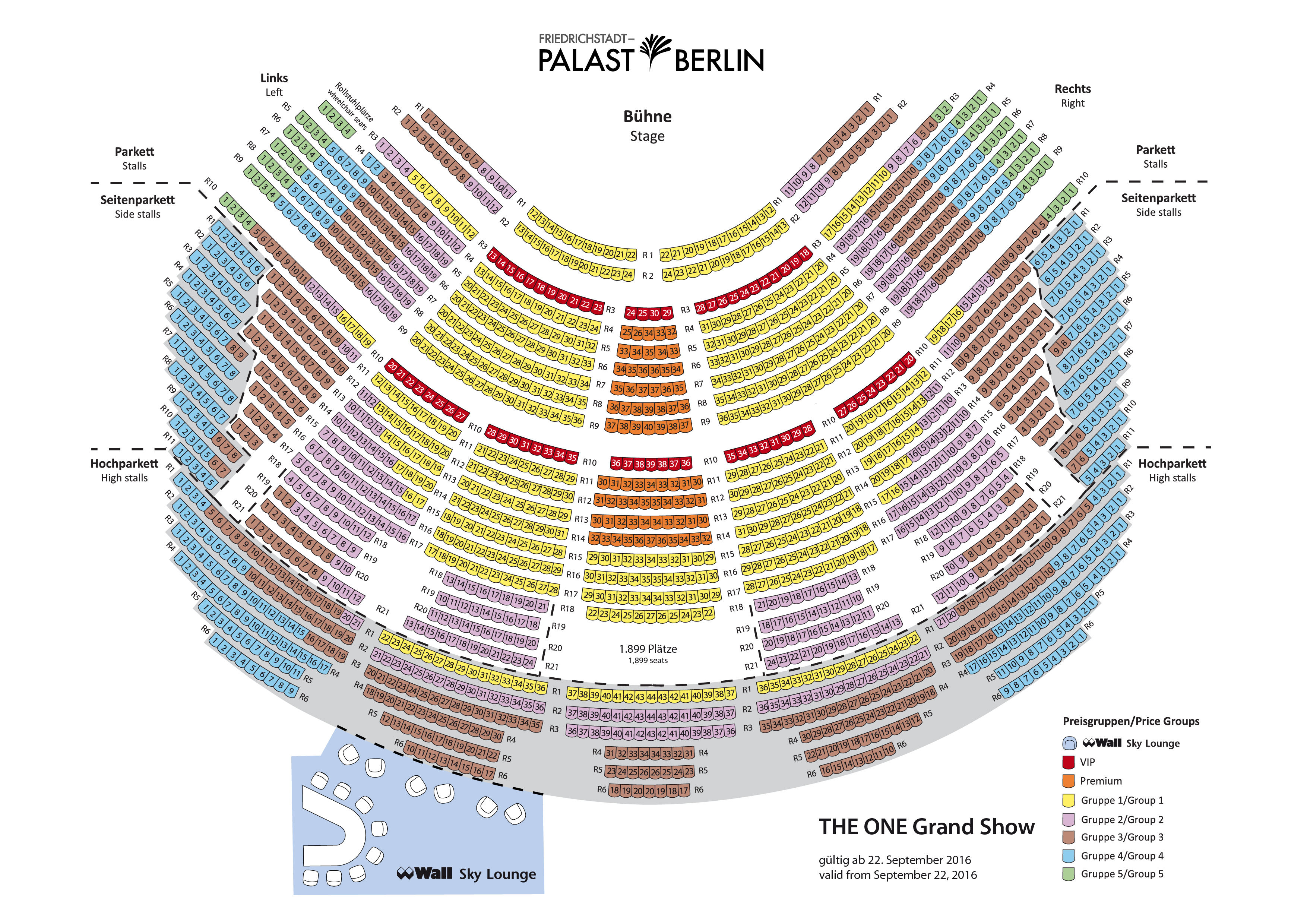 Saalplan | Friedrichstadt-Palast