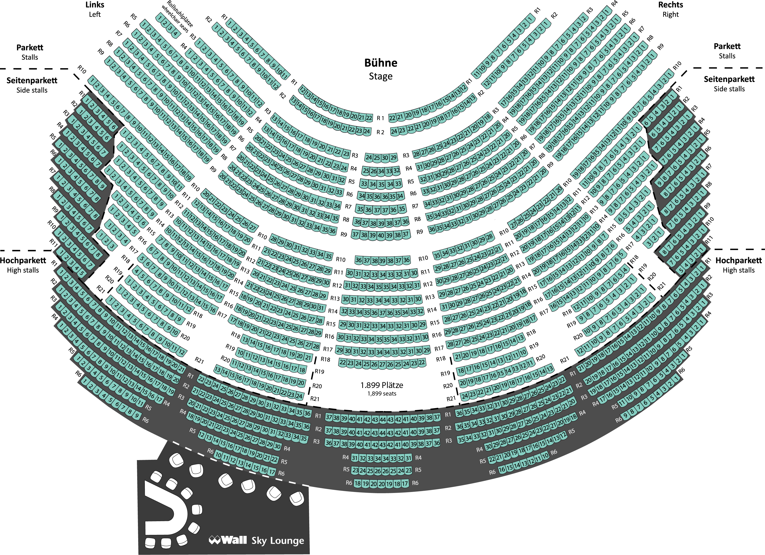 The Show Seating Chart
