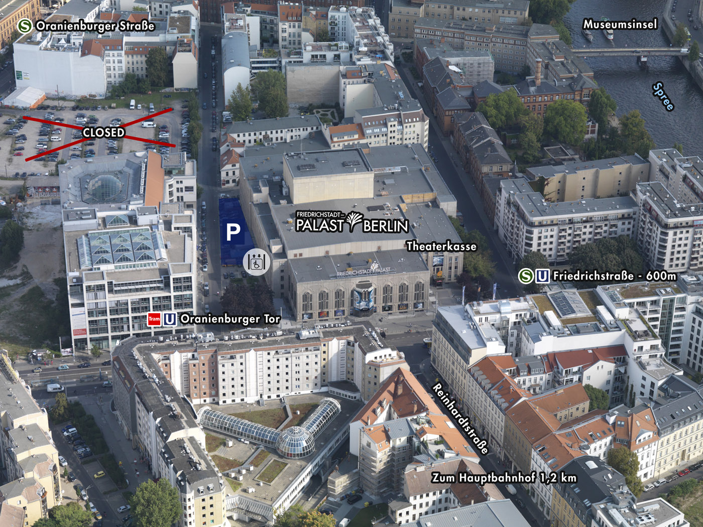 FSP_aerial_L Information: Parkplätze am Palast