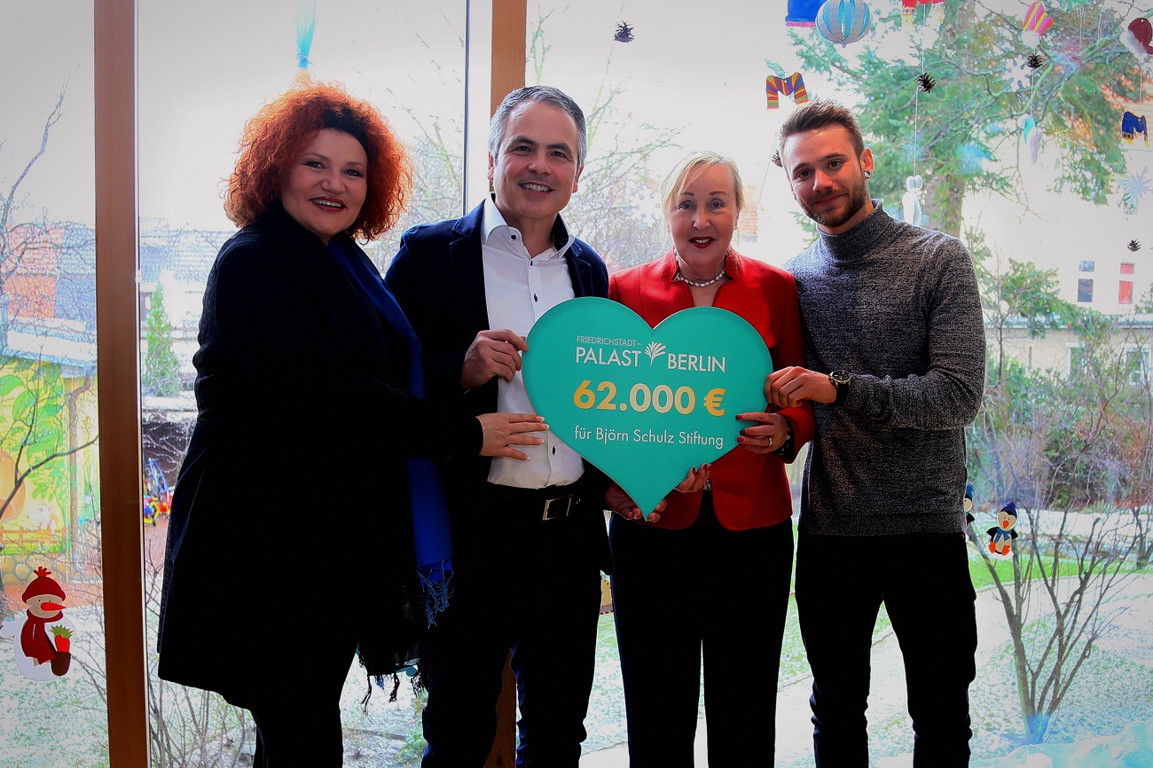 Spendensammlung des Palastes zugunsten kranker Kinder