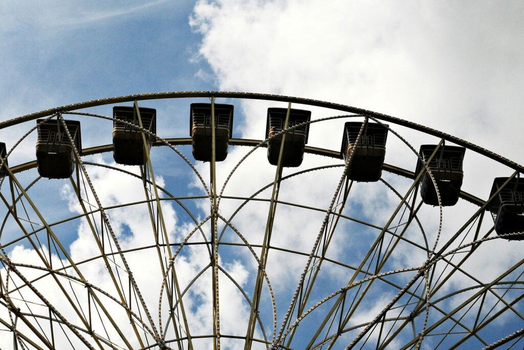 Ausschnitt von einem Riesenrad