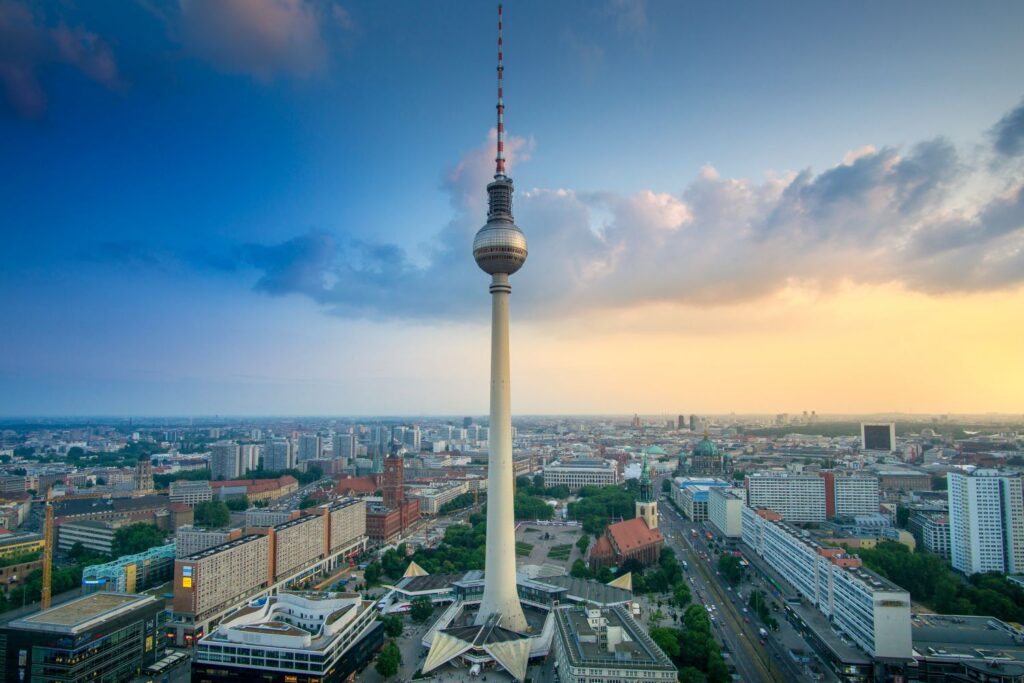Panorama Berlin mit Fernsehturm