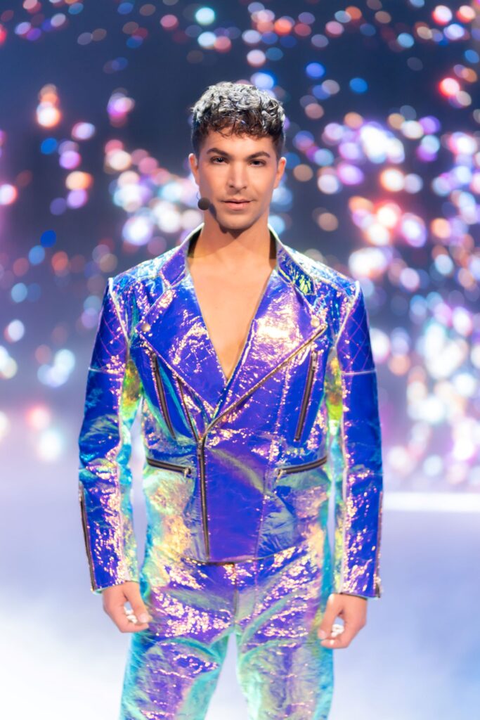 Porträt von Julian David im Show Kostüm