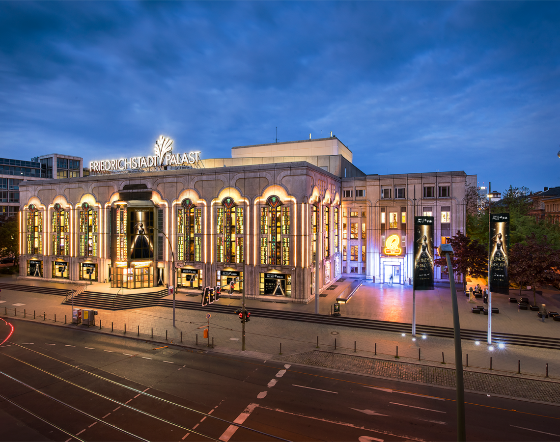 Hausansicht des Friedrichstadt-Palastes